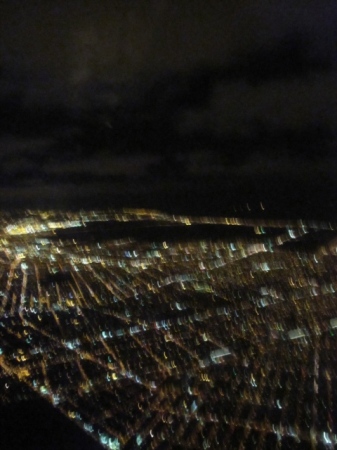 View of Manhattan from the plane
